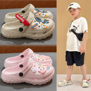 Lidan Ni Childrens Sandals Boys Summer Outdoor Shoes Anti-slip Beach Sandals Girls Slippers Breathable Comfortable EVA