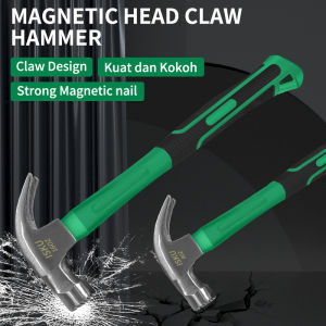 ISKU Palu Kambing Gagang Tpr Perkakas Palu Kambing 16 oz Palu Kambing 8 oz Magnetik Palu
