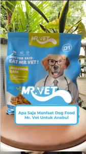 Mr.Vet D1 Makanan Anjing Pencernaan Digestion care Lamb 1.4kg