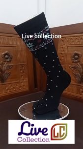 12 Pasang Kaos Kaki Jempol Muslimah Dewasa Motif Bintang Titik