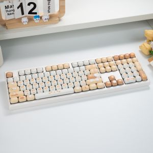 TUMAO | Bàn Phím Cơ Không Dây Chế Độ Đa Mô Đun im lặng cho Văn Phòng và Chơi Game