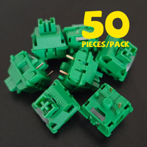Outemu Banana Green Switch Silent 5 Pin 40g Tactile Pre-lubed Switches Hot Swap For DIY Mechanical Keyboard AULA AJAZZ MCHOSE