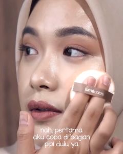 Lumecolors Bedak Tabur Loose Powder: Shade Golden Tan & Light Neutral