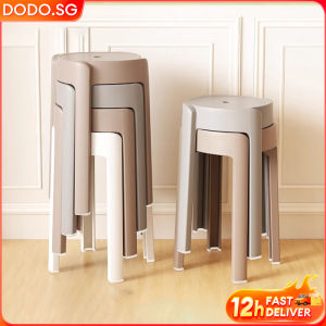 DODO SG Sleek Modern PP Stool - Waterproof Space-Saving Multi-Color Design