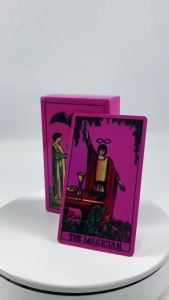 Bộ Bài Tarot Màu Hồng 78 Lá Với Hình Minh Họa Sống Động Hướng Dẫn Dễ Đọc Dành Cho Người Mới Bắt Đầu Thiền Định Trò Chơi Nhóm Và Tặng Quà