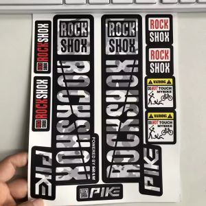 2pcs Front Fork Sticker for Mountain Bike Waterproof Color Change Decal for Bicycle Front Shock Absorber Pike Sram Forks Decal