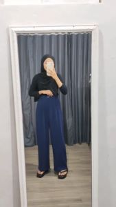 kulot wanita ootd korea style/celana kulot highwaist wanita terbaru/loosepant wanita/kulot wanita terbaru/celana kulot wanita terbaru kekinian viral/celana anti kusut