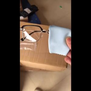 Kacamata Anti Radiasi Photocromic Pria Wanita Frame Metal Lensa Bisa Diganti