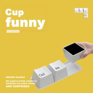 WUQUGONGSHE | Birthday Gift for Boyfriend/Girlfriend Funny Creative Water Cup with Button