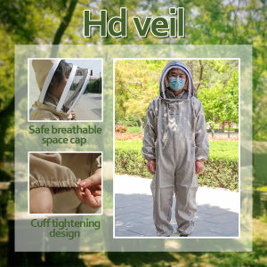 Siamese Beekeeping Suit Bee Clothes A Variety of Colors with Hat Anti-bee Suit Anti-bee Bite Equipment Farming Clothing