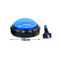 1 Piece Big Dome Push Button 100mm Round 12v Illuminated Led For DJ Vidoe Arcade Game Machine Buzzer Self Resetting Switch. 