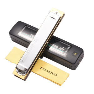 Japanese Original Import Tombo Coin Harmonica 3521 Classy Professional Performce 21-Hole Polyphonic Adult Can Carve Writing