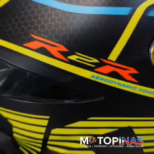 KYT R2R Fullface Double Visor Helmet ECE 22-06 clear lens only