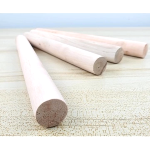 ไม้รีดแป้ง ไม้นวด คลึงแป้ง แบบถูก ยาว 24-27 cm. วงหนา 2.5 cm.