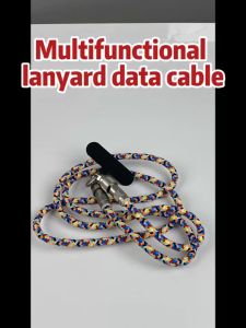 สายชาร์จโทรศัพท์มือถือ สายคล้องโทรศัพท์มือถือ สายชาร์จ+สายคล้องข้อมือ เชือกเส้นเล็ก ดีไซน์สร้างสรรค์ ชาร์จเร็ว มัลติฟังก์ชั่น สายเคเบิลข้อมูล 2ใน1 & สายชาร์จเร็ว60W ชนิด C สายข้อมูล USB C/Type C To Lightening ดาต้า สำหรับ iPhone16 iPhone15 Android IOS