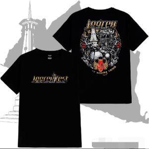 Kaos Kata Kata JOGREX FEST-DTF MIX WARNA Tshirt Kaos lengan pendek Pria wanita Kaos Sablon