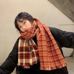 KHĂN QUÀNG CỔ NỮ CHOÀNG CỔ NAM KHĂN ĐÔI NAM NỮ QUÀ TẶNG MỀM MỊN NHẸ ẤM - CARO ĐỎ Beo Chan