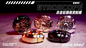 Magnetic Fidget Spinner Gyro Toy ChildrensToys Stress Reduction with Automatic Position Return