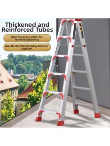 Wide Thick Folding Telescopic Home Engineering Double-sided Step Ladder