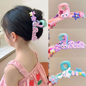 Cute Childrens Hair Clips Girls Shark Tail Hair Accessories Back of Head Hairpins Korean Style Baby Girl Hair Decorations