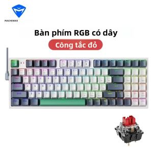 MACHENIKE K500-B94 Bàn Phím Cơ Chơi Game Có Dây 94 Phím 90% Bố Trí Đèn Nền RGB Có Thể Hoán Đổi Nóng Cho Máy Tính Laptop