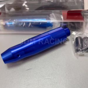 Automatic Shift Knob Metal Car Shifting Push Button Aluminum Shifter Lever Handle Long Stick Gear Head Fit Most Auto Transmissio