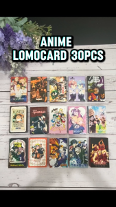 Anime Lomo Card 30pcs Photocard Tokyo Revengers Demon Slayer Haikyuu Jujutsu Kaisen Genshin My Hero Academia Naruto Spy X Family One Piece Dragon Ball