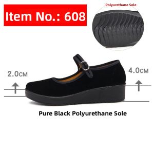 BUJINXUAN | Soft Sole Slip-on Cloth Shoes for Women