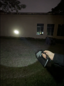 SUPERFIRE Searchlight Super Bright Flashlight Emergency Light Portable Rechargeable Long Shot Torch Light 5 Hours Battery Life For Outdoor Exploration Rescue Hunting M17