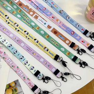 Dây đeo thẻ học sinh nhân viên móc điện thoại nhiều màu LILA DAYDT15