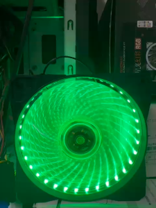 FAN LED 12CM COOLMOON / RED DRAGON 33 bong (màu xanh lá cây)