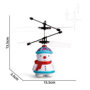 Đồ chơi Máy bay cảm ứng Giáng sinh Người tuyết bay cảm ứng bằng tay Mẫu mới Quà Xmas