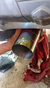 SAVINTA Knalpot Mobil BEZOv3 Full Stainless 33cm Polos