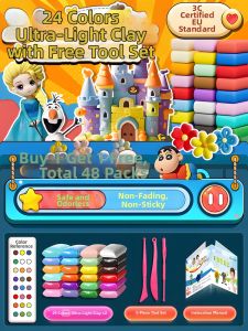No-bake Clay DIY Tool Kit Children Gift