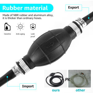 Hand Fuel Pump Car Fuel Tank Sucker Oil Transfer Fuel Pump Petrol Diesel Liquid Manual Pump Fuel Saver Liquid Transfer Tool