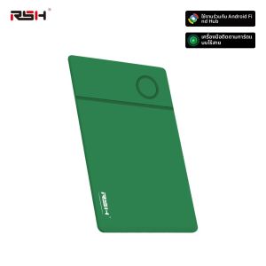 เครื่องติดตามไร้สาย RSH Slim รองรับการชาร์จแบบไร้สาย ใช้งานร่วมกับแอป Google Find My สำหรับ Android ใช้ค้นหากระเป๋าเงิน กระเป๋า ของมีค่า ป้องกันการสูญหาย เหมาะเป็นของขวัญ