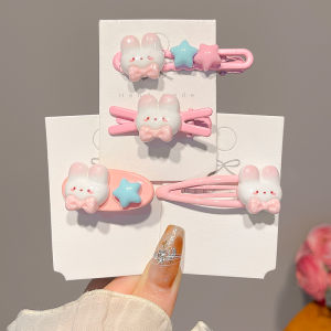 กิ๊บติดผมรูปกระต่ายน่ารัก ดาว ตกแต่งผมเด็กผู้หญิง กิ๊บปากเป็ด ตกแต่งผมแบบใหม่ ฤดูใบไม้ร่วง 2023 กิ๊บติดผมแบบใหม่ MichuGo