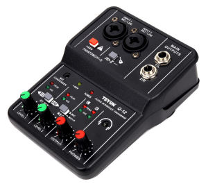 TEYUN Q-24 Q-22 Q-12 Professional Sound Card Audio Mixer Channel Monitoring Electric Guitar Live Recording For Studio Singing