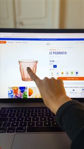 แก้วน้ำ แก้วกาแฟ Duralex Picardie 250 ml - Rose/Pink 250 ml สีชมพู วางซ้อนกันได้