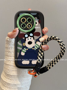 Creative Cartoon Silicone Phone Case for Oppo OnePlus 13 Full Cover Lens Anti-fall with Lanyard Womens High-End Feeling Protective Cover