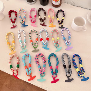 Mobile Phone Lanyard Hanging Portable Twist Rope Anti-lost Pendant Fashionable and Strong Wrist Short Mobile Phone Case Lanyard
