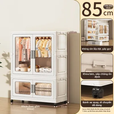 Tủ Đựng Đồ Trẻ Em Gấp Gọn Tủ Quần Áo Nhựa