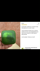 Taming and Moisturizing - Popeyes Olive Conditioner Bar with Sunflower Seed Oil
