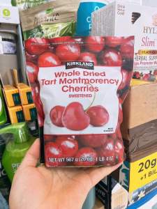 Bịch Cherry Sấy Khô Kirkland Signature Tart Montmorency Cherries 567g Của Mỹ - Date 08/2026