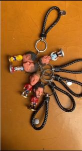 Soccer Star Figures Key Chains Ronaldo Messi Neymar Mbappe  Haaland Kroos Benzema Modric Muhammad Salah MU Liverpool PSG Player UCL Trophy PL Trophy World Cup - READY STOCK IN MALAYSIA