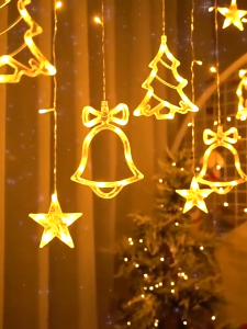 4M LED Christmas decoration Elk Xmas Tree Decor Lights 8modes 144LED Fairy lights outdoor waterproof Christmas Lights