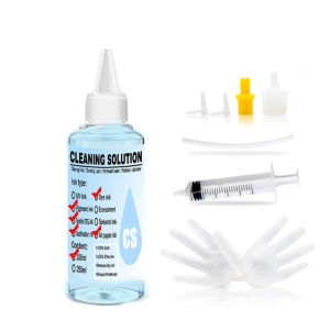 100ML Cleaning Liquid Kit For Epson HP Canon Brother Inkjet Printer Cleaning Solution For Dye Pigment Sublimation Ink Light