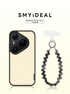 Smyideal | Magnetic Full Dot Pattern Yellow Case For Huawei