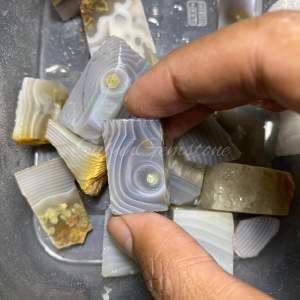 Bahan batu akik Timor agate / bahan bongkahan natural timor agate termurah