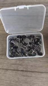 200 Pcs Strong Push Pins Thumb Tacks Flat Steel Point for Bulletin Boards Cork Boards Maps Photos And Papers